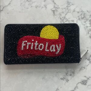 Black and Red Rhinestone Key Holder